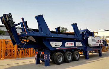 湖北随州建筑垃圾/青石移动式破碎站项目