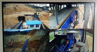 平铺式制砂生产线(图14) 平铺式制砂生产线监控系统(图3)