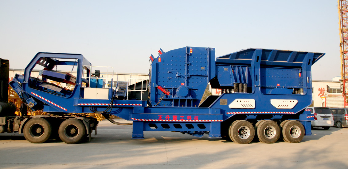 轮胎式反击式移动破碎站图片展示