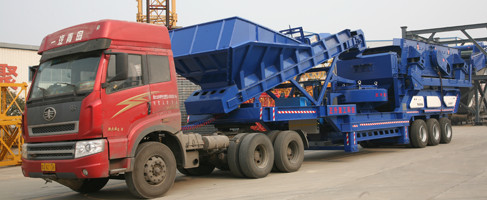 J9.COM重工—移动制砂破碎站