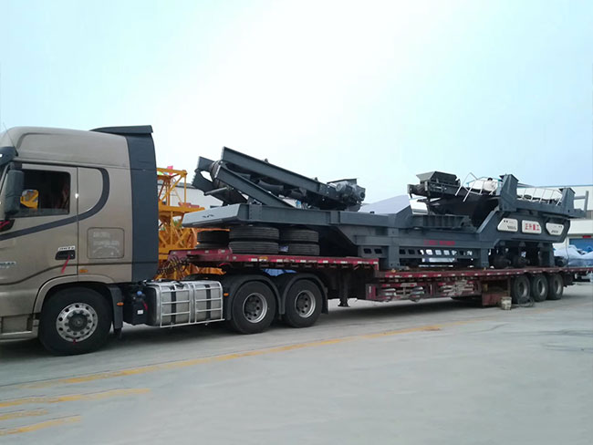 J9.COM移动破碎站发往广东惠州