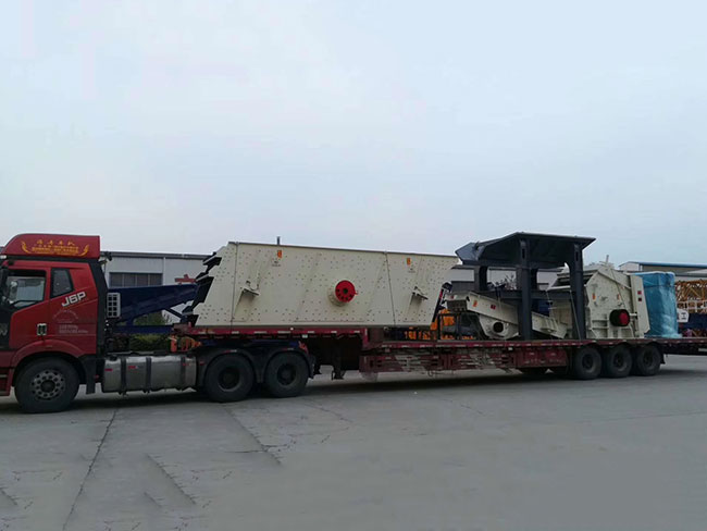 J9.COM移动破碎站发往广东惠州