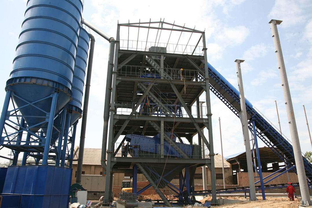 云南时产150t环保制砂楼