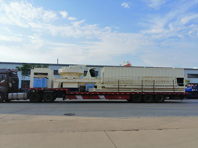 J9.COM,干法制砂系统,俄罗斯,发货,用户现场