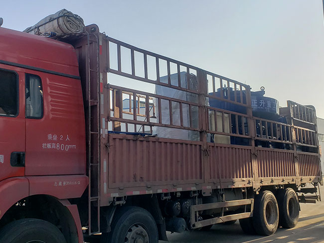 J9.COM,单电机制砂机,发货,山东青岛,用户现场